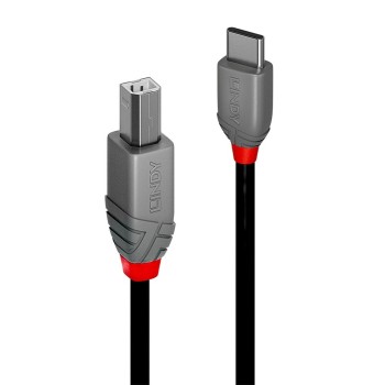 Lindy 36942 kabel USB USB 2.0 2 m USB C USB B Czarny