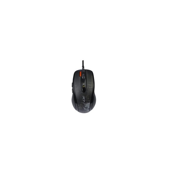A4tech F5, V-Track herní myš, až 3000DPI, paměť 160kB, 7 tlačítek, USB, černá A4tech F5, V-Track herní myš, až 3000DPI, paměť 160kB, 7 tlačítek, USB, černá
