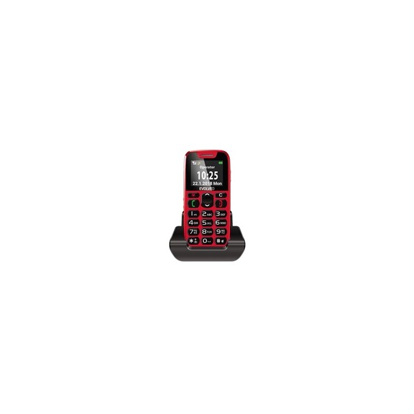 EVOLVEO EasyPhone, mobilní telefon pro seniory s nabíjecím stojánkem (červená barva) EVOLVEO EasyPhone, mobilní telefon pro seniory s nabíjecím stojánkem (červená barva)