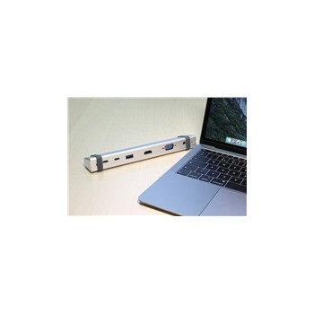 EVOLVEO USB -C MultiPort 1, 10Gbs, kovový