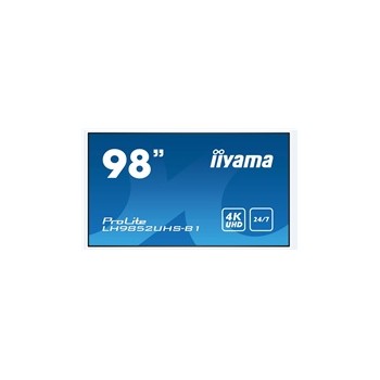 Iiyama monitor ProLite LH9852UHS-B1, 247.7 cm (98''), 4K, HDMI, USB, RS232, black