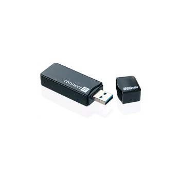CONNECT IT Czytnik kart pamięci USB 3.0 GEAR czarny