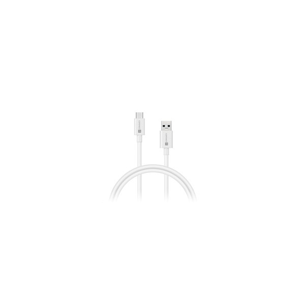 CONNECT IT Wirez USB-C (Type C) - USB-A, USB 3.1 Gen 1, bílá, 2 m CONNECT IT Wirez USB-C (Type C) - USB-A, USB 3.1 Gen 1, bílá, 2 m