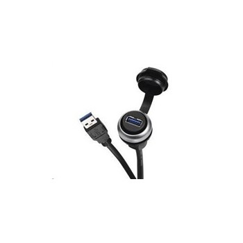 CONRAD USB vestavný adaptér Lütze 490113.0150, IP20/IP65, Typ A, 1,5 m