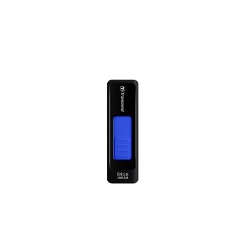 TRANSCEND Flash Disk 64GB JetFlash®760, USB 3.0 (R:80/W:25 MB/s) černá/tmavě modrá