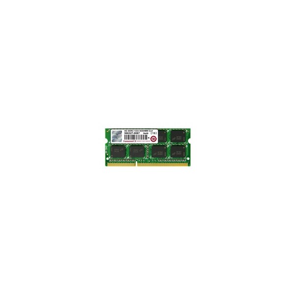 SODIMM DDR3 4GB 1333MHz TRANSCEND JetRam™, 256Mx8 CL9 SODIMM DDR3 4GB 1333MHz TRANSCEND JetRam™, 256Mx8 CL9