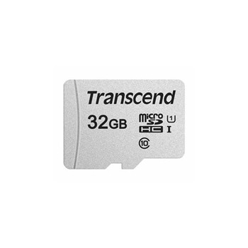 TRANSCEND MicroSDHC karta 32GB 300S, UHS-I U1 + adaptér