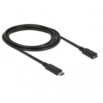 Przedłużacz USB CM-CF 3.1 2m czarny