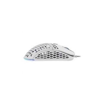 SPC Gear herní myš LIX+ onyx white / drátová / optická / PMW3360/800-12000dpi / 1000Hz/6 tlačítek / 59g /RGB/ USB / bílá