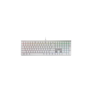 CHERRY klávesnice MX 10.0 RGB/ drátová / mechanická / Cherry MX Speed Silver/ stříbrno-bílá/ EU layout