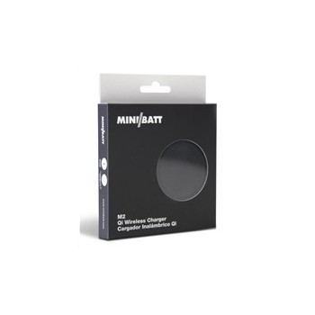MiniBatt M2 - Qi bezdrátová nabíječka - černá