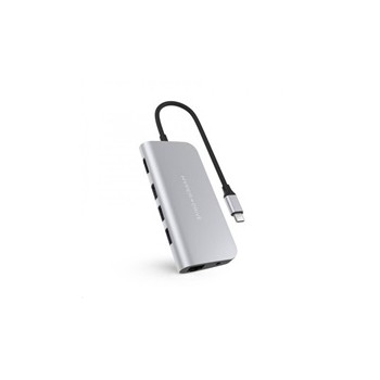 HyperDrive POWER 9-in-1 USB-C Hub pro iPad Pro, MacBook Pro/Air - Stříbrný