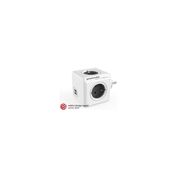 Allocacoc PowerCube Original USB Grey Allocacoc PowerCube Original USB Grey