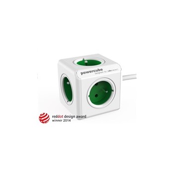 Allocacoc PowerCube Extended Green (1,5m)