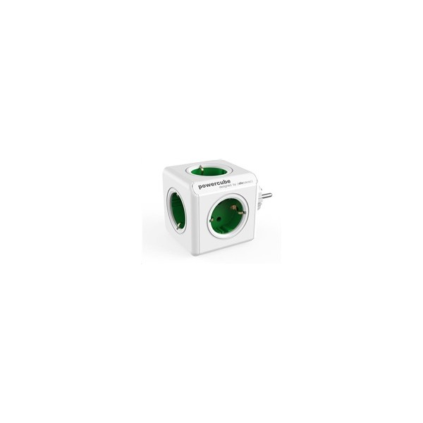Allocacoc Powercube Original Green Schuko Allocacoc Powercube Original Green Schuko