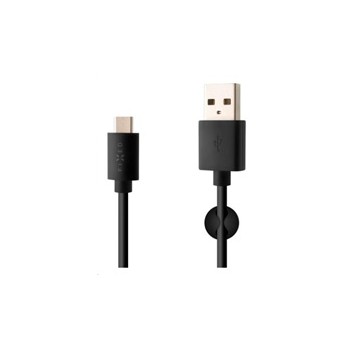 Fixed datový a nabíjecí kabel, USB-A - USB-C, 20 W, délka 1 m, černá