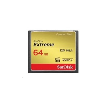 SanDisk Compact Flash 64GB Extreme (R:120/W:85 MB/s) UDMA7