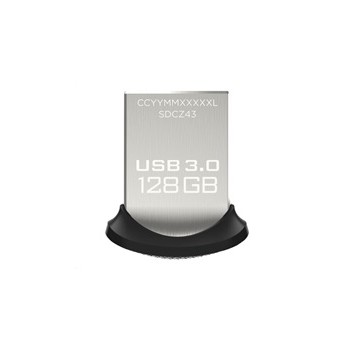 SanDisk Flash Disk 128GB Cruzer Ultra Fit, USB 3.1