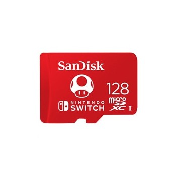 SanDisk MicroSDXC karta 512GB for Nintendo Switch (R:100/W:90 MB/s, UHS-I, V30,U3, C10, A1) licensed Product,Super Mario
