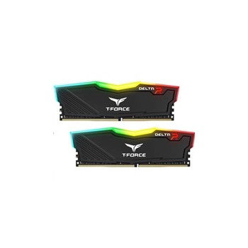 DIMM DDR4 8GB 2666MHz, CL15, (KIT 2x4GB), T-FORCE DELTA RGB (Black)