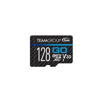 TEAM MicroSDXC karta 128GB GO CARD UHS-I U3 (90/45 MB/s) + SD adapter