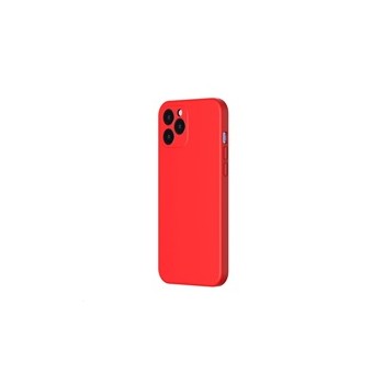 Baseus Liquid Silica Gel Protective Case for Apple iPhone 12 Pro 6.1'' Bright Red