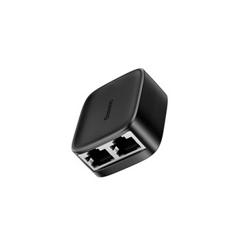 Baseus audio rozbočovač L41 s koncovkami USB-C samec / USB-C samice /3,5mm Jack samice, stříbrná-černá