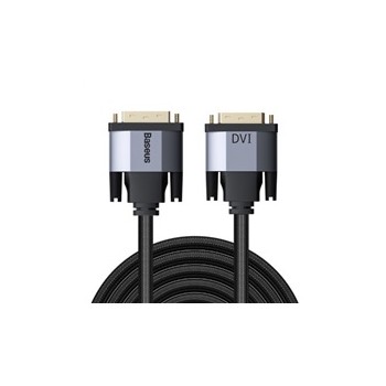 Baseus Enjoyment Series kabel DVI samec na DVI samec pro obousměrný přenos 1m, šedá