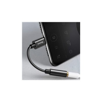 Baseus audio adaptér L54 USB-C samec na 3,5mm Jack samice, černá