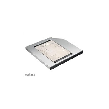 AKASA HDD box N.Stor S9, 2.5" SATA HDD/SSD do pozice pro optickou mechaniku SATA (výška HDD do 9,5mm)