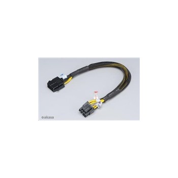 AKASA kabel prodloužení k 8pin ATX PSU, 30cm