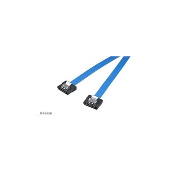 AKASA kabel Super slim SATA3 datový kabel k HDD,SSD a optickým mechanikám, modrý, 15cm