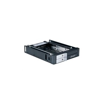 AKASA HDD box Lokstor M21, 2x 2.5" SATA HDD/SSD do 3.5" interní pozice, černá