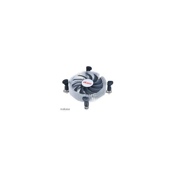 AKASA chladič CPU AK-CC7122EP01 pro Intel LGA 775 a 115x, 75mm PWM ventilátor, pro mini ITX a micro ATX skříně AKASA chladič CPU AK-CC7122EP01 pro Intel LGA 775 a 115x, 75mm PWM ventilátor, pro mini ITX a micro ATX skříně