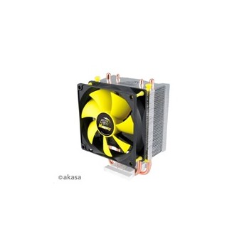 AKASA chladič CPU VENOM PICO pro patice LGA 775,115x, Socket AMx, FM1, 92mm PWM ventilátor