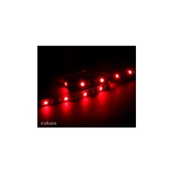AKASA LED pásek Vegas M, magnetický, 50cm, červený