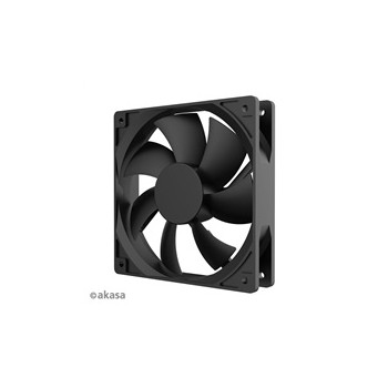 AKASA ventilátor Smart Black, 3x12cm fan, HD bearing