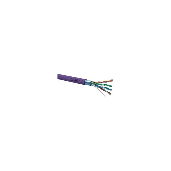 Instalační kabel Solarix FTP, Cat5E, drát, LSOH, cívka 500m SXKD-5E-FTP-LSOH Instalační kabel Solarix FTP, Cat5E, drát, LSOH, cívka 500m SXKD-5E-FTP-LSOH