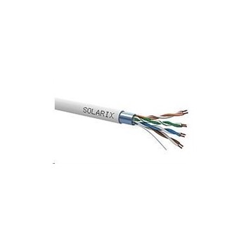 Instalační kabel Solarix FTP, Cat5E, licna, PVC, box 305m SXKL-5E-FTP-PVC-GY