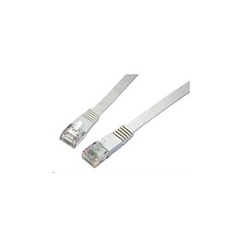 Solarix Patch kabel plochý CAT6 UTP LSOH 3m šedý non-snag-proof C6-111GY-3MB