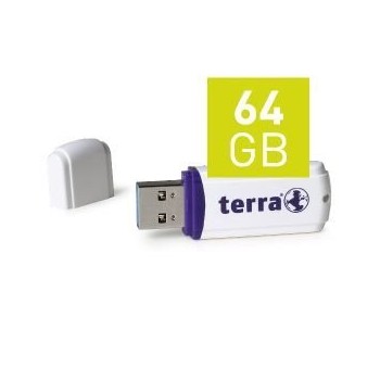 TERRA USThree USB3.0 64GB white Read/Write ~120/30 MB/s