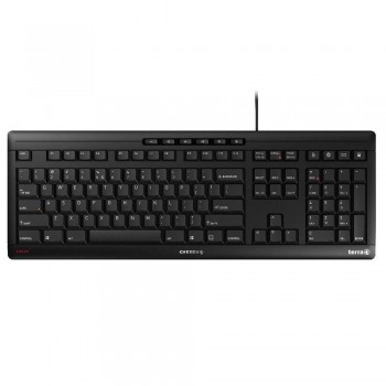 TERRA Keyboard 3500 Corded [DE] USB black baugleich zum Cherry Stream Keyboard JK-8500DE-2