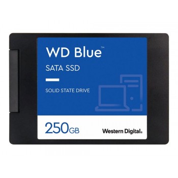 WD Blue 3D NAND SATA SSD WDS250G2B0A - Solid-State-Disk - 250 GB - SATA 6Gb/s