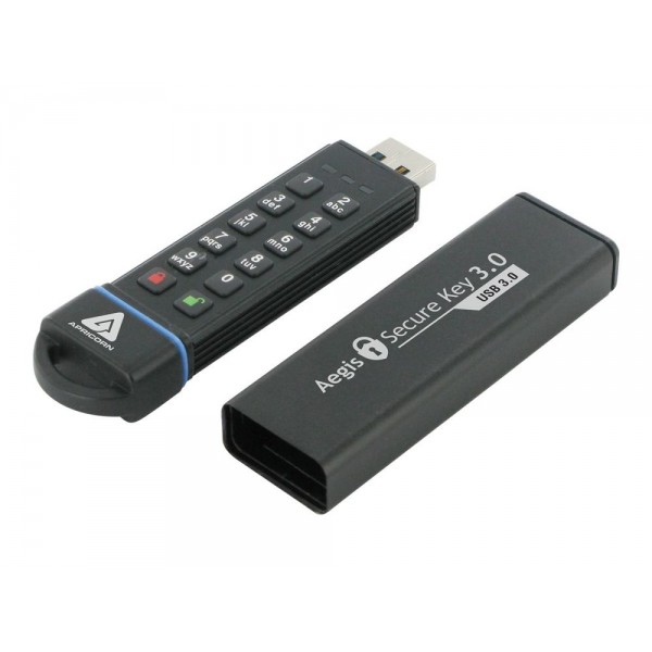 Apricorn Aegis Secure Key 3.0 - USB-Flash-Laufwerk - 1 TB Apricorn Aegis Secure Key 3.0 - USB-Flash-Laufwerk - 1 TB