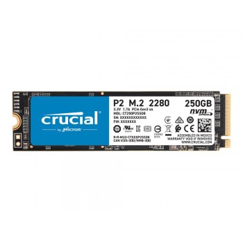 Crucial P2 - Solid-State-Disk - 250 GB - PCI Express 3.0 x4 (NVMe)