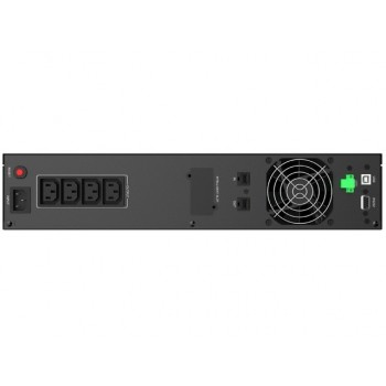 UPS Line-Interactive 1200VA Rack 19 4x IEC Out, RJ11/RJ45 In/Out, USB, LCD, EPO