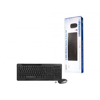 LogiLink Tastatur- und Maus-Set ID0194 - Schwarz