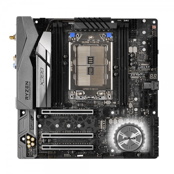ASRock Mainboard X399M Taichi - Micro ATX - TR4 Socket - AMD X399 ASRock Mainboard X399M Taichi - Micro ATX - TR4 Socket - AMD X399
