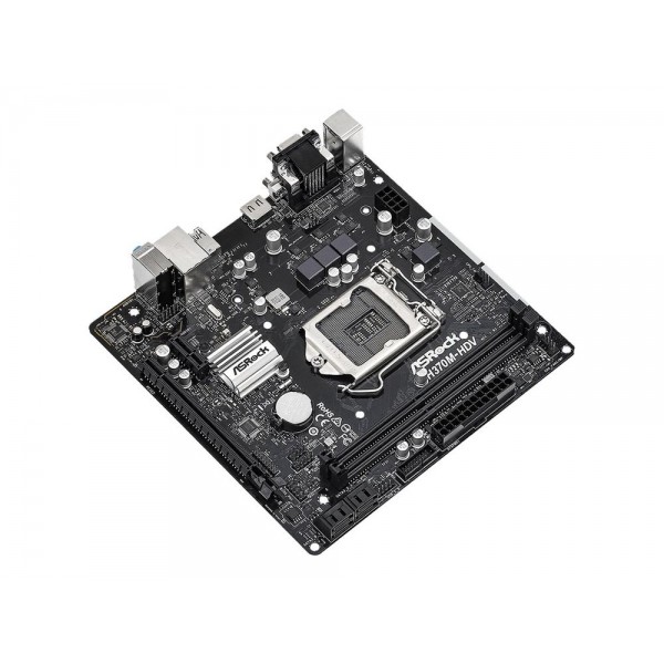 ASRock Mainboard H370M-HDV - ATX - Socket H4 - Intel H370 ASRock Mainboard H370M-HDV - ATX - Socket H4 - Intel H370