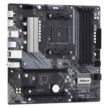ASRock Mainboard A520M Phantom Gaming 4 - Micro ATX - Socket AM4 - AMD A520
